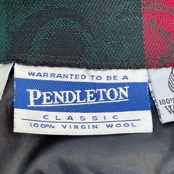 Vintage Pendleton Plaid Wool Vest Skirt Set Made in USA Size 12 - Picture 6 of 13